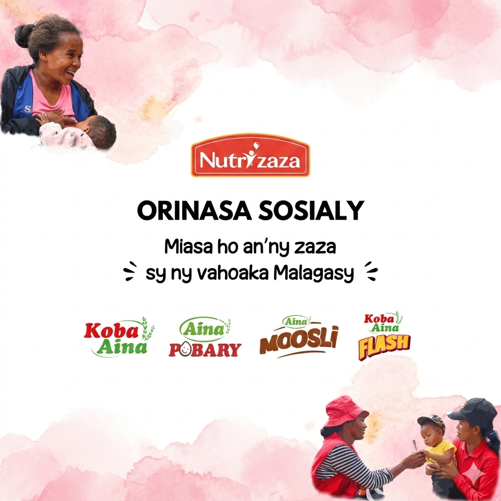 Nutrizaza — entreprise sociale, miasa ho an'ny zaza sy ny vahoaka Malagasy